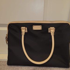 Kate Spade Black with Pink Liner Laptop Bag